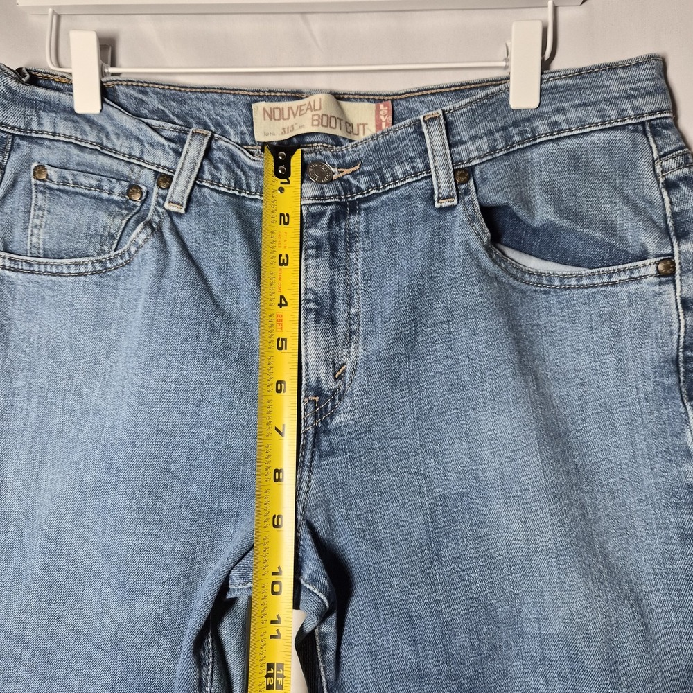 Vintage Levi's 515 Nouveau Bootcut Womens Dark Wash Jeans Size 12 Large‎ - Picture 6 of 16